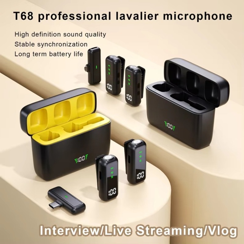 Gaming Console For Your Phone - Wireless Lavalier Microphone Audio Video Recording