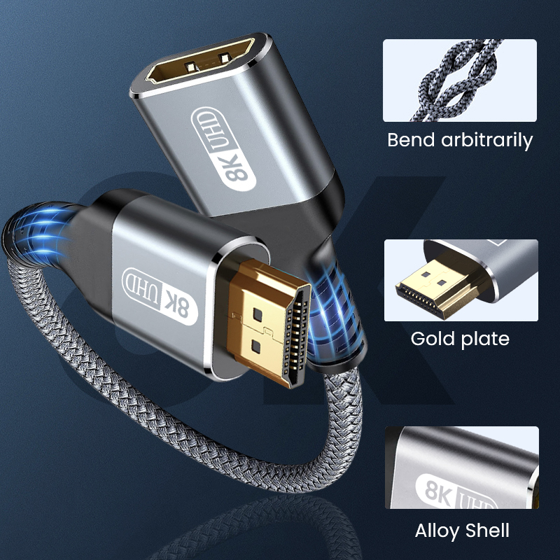 8K HDMI Extension Cable HDMI 2 - огляд і ціна Hdmi Cable 2.1