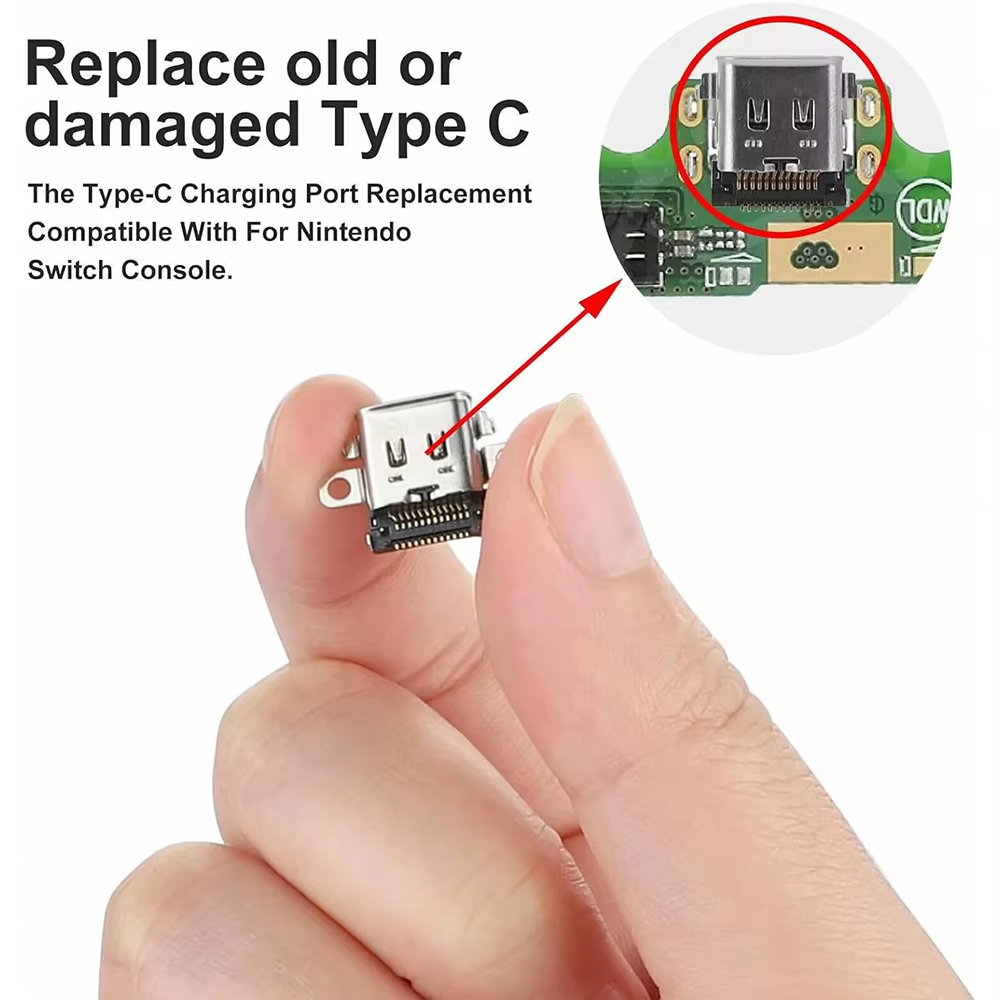 Replacement Type C Port Chargi - огляд і ціна Gaming Console Nintendo Switch