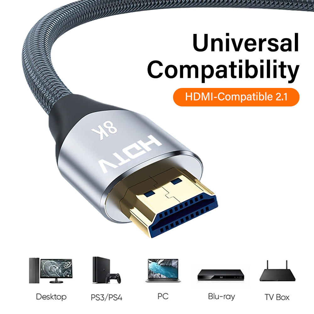8K HDMI 2.1 Cable 48Gbps 8K@60 - огляд і ціна Hdmi Cable 2.1