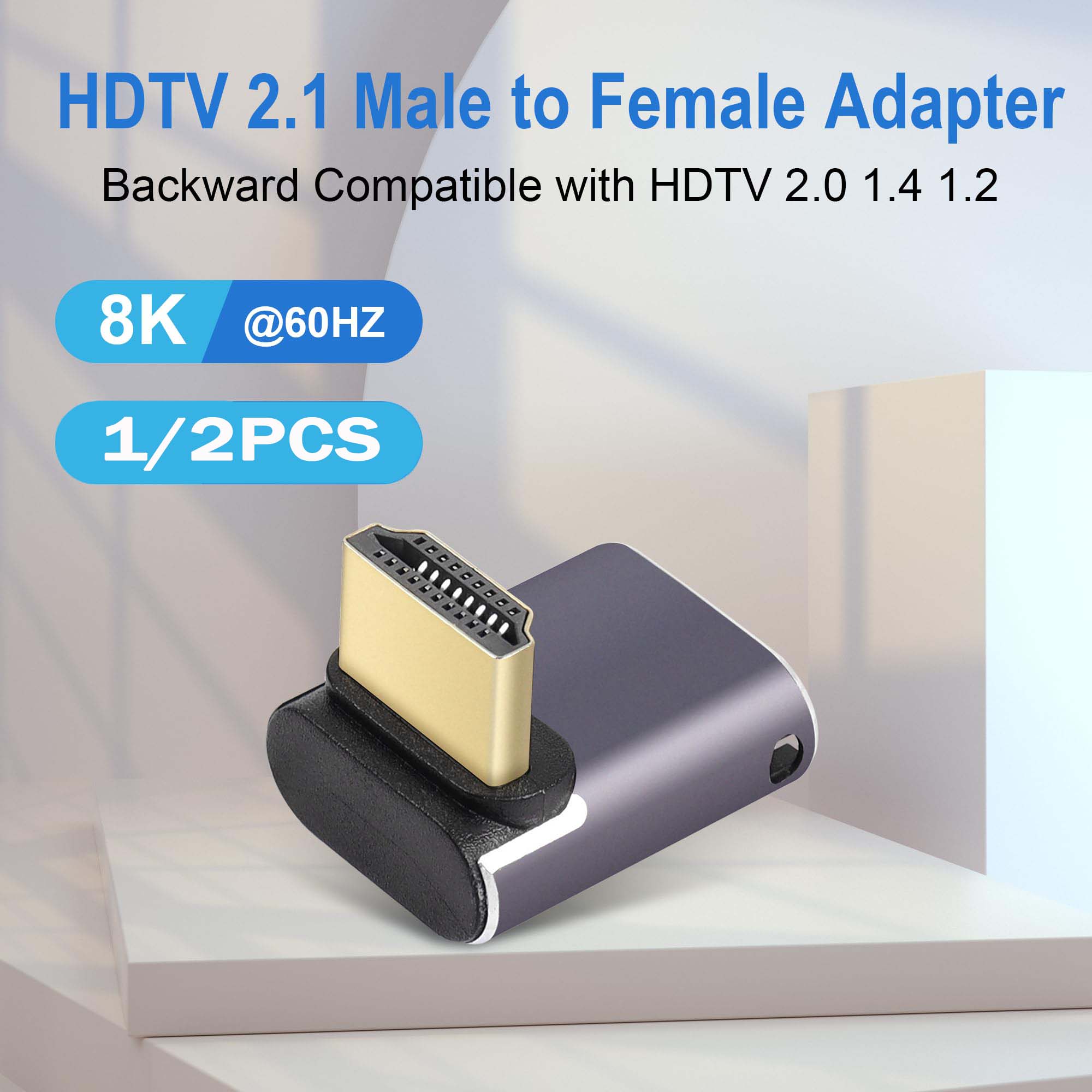 8K 90 Degree Right Angle HDMI  - огляд і ціна Hdmi Cable 2.1