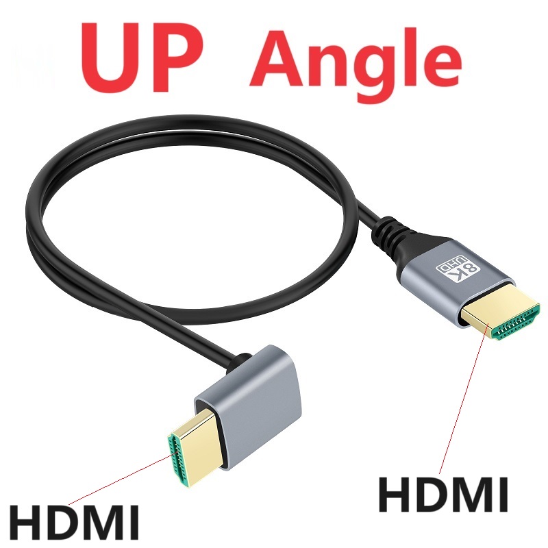 0.5 1M 90 Degree Left/Right/UP - огляд і ціна Hdmi Cable 2.1