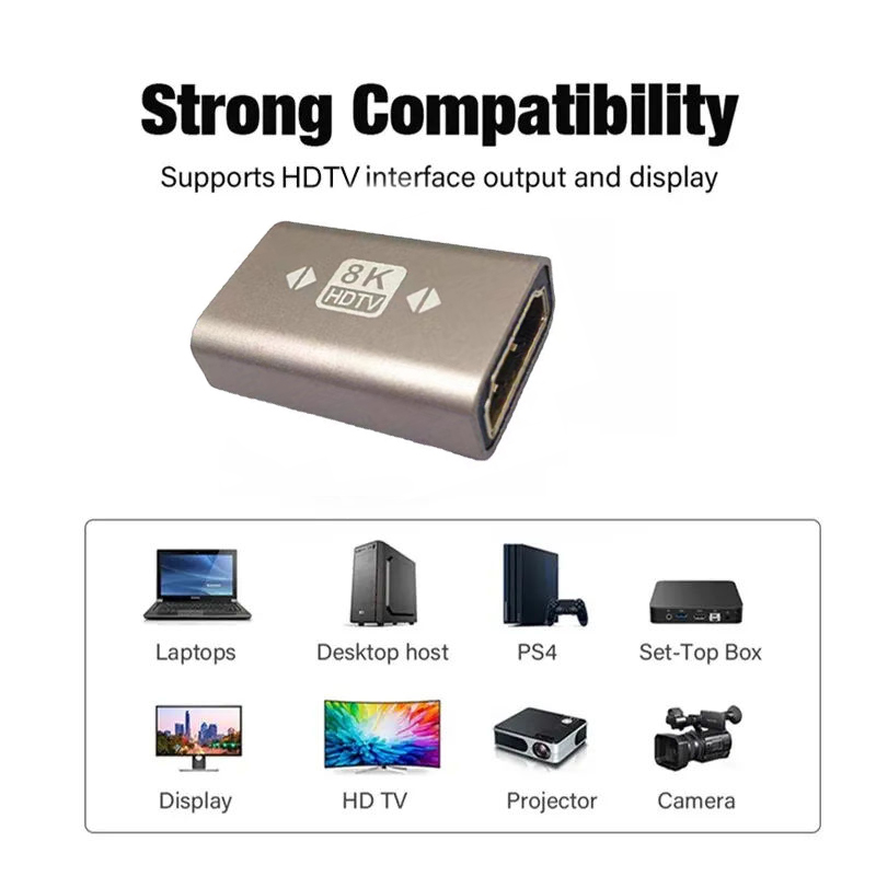 8K HDMI 2.1/2.0 Compatible Fem - огляд і ціна Hdmi Cable 2.1