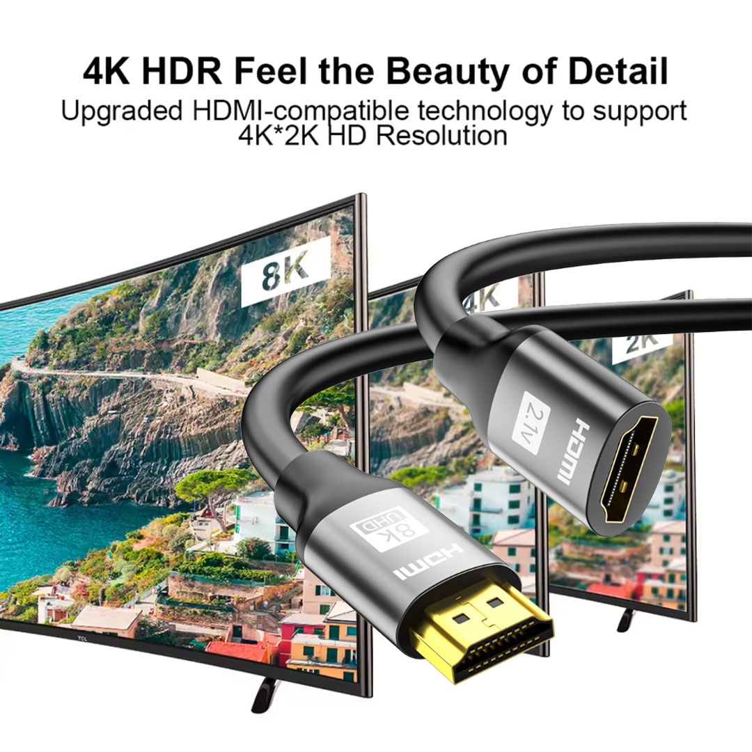 8K 60Hz Extension Cable 4K@120 - огляд і ціна Hdmi Cable 2.1