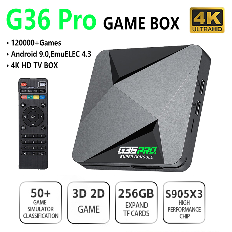 Super Game Box G36 Pro 128G 4K - огляд і ціна Gaming Console Gs5