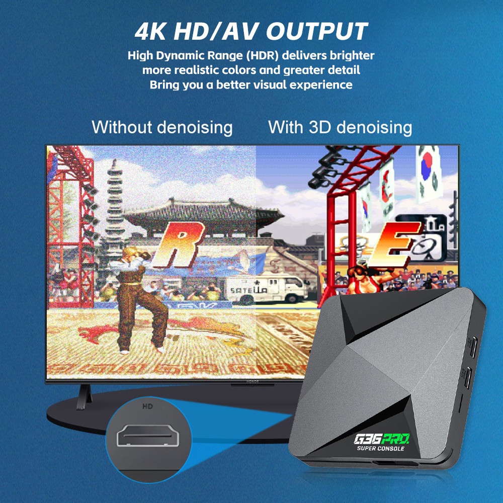 Super Game Box G36 Pro 128G 4K - огляд і ціна Gaming Console Gs5
