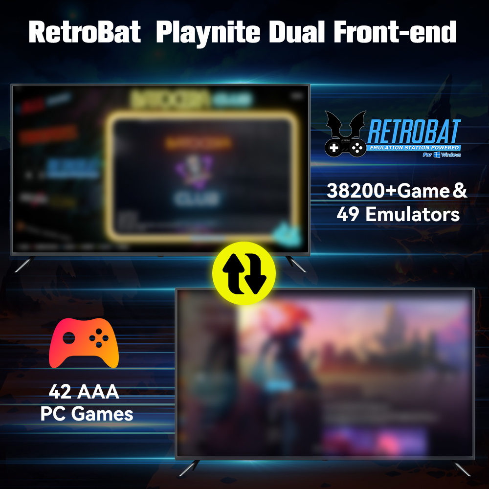 Retrobat＆Playnite System HDD R - огляд і ціна Gaming Console Gs5