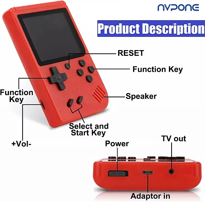 NEW Portable Retro Mini Video  - огляд і ціна Gaming Console Minecraft