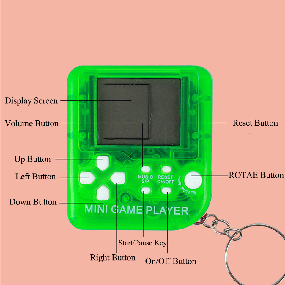 GAMINJA Retro Mini Handheld Ga - огляд і ціна Gaming Console 6 Year Old