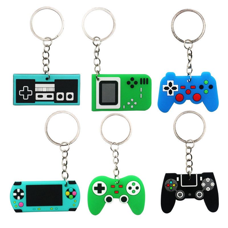 6/12PCS PVC Keychain Gamepad G - огляд і ціна Gaming Console Keychain