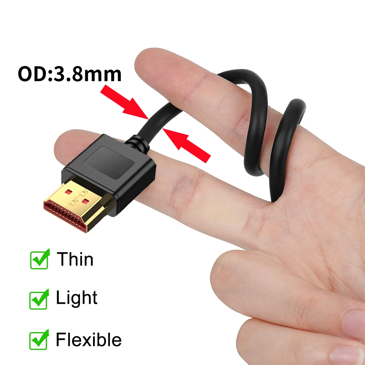 90 Degree Up/Down/Left/Right A - огляд і ціна Hdmi Cable 2.1