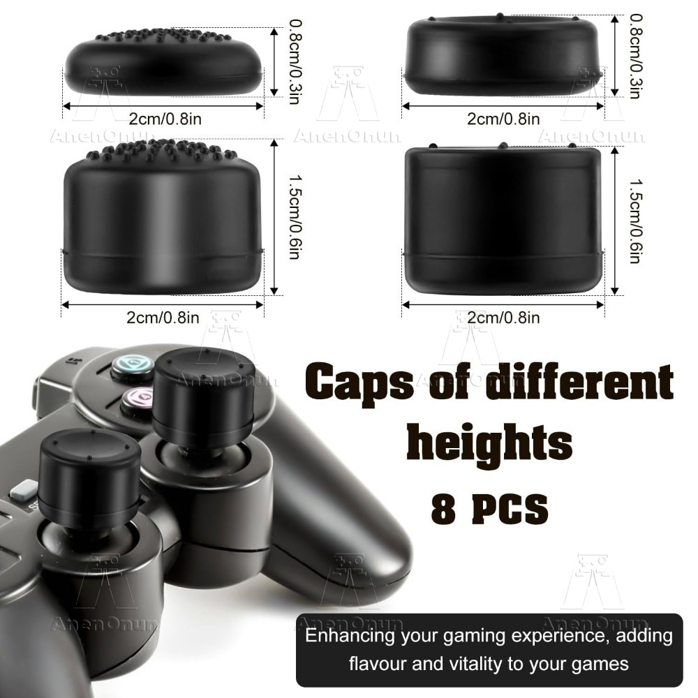 8PCS Thumb Grip Caps Controlle - огляд і ціна Gaming Console Tv Stick