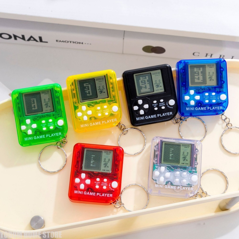 Classic Nostalgic Tetris Handh - огляд і ціна Gaming Console Keychain