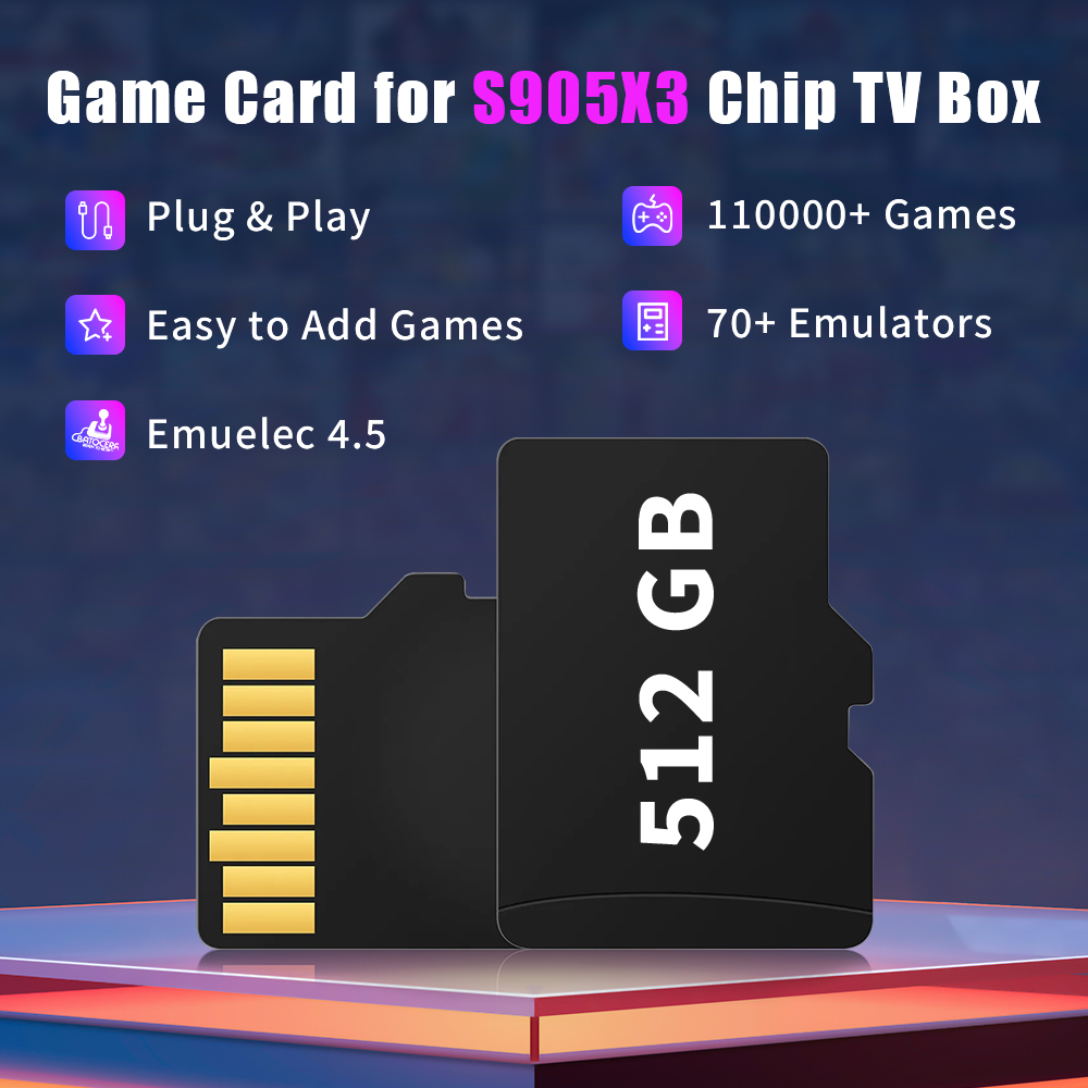 Game TF Card for S905X3 Chip T - огляд і ціна Gaming Console Box